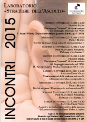 Conservatorio di Como, strategie di ascolto 2015