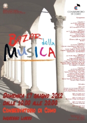Conservatorio di Como, bazar della musica 2012