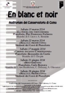 Conservatorio di Como, en blanc et noir 2014